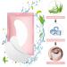 50 Pairs URAQT Eye Gel Pads: Lint Free Eyelash Extension Patches with 10 Brushes - Premium Pink Eyelash Pads for Pro Salon and Individual Use - Buy Online on GoSupps.com