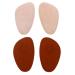 Didiseaon 2 Pairs Half Size Pad Sports Shoe Pad Boot Insoles Comfortable Shoe Insoles Forefoot Invisible Insole Half Insoles Anti Shoe Heeled Boots Anti- Insole Foot Pads Miss Eva Front Feet