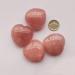 Buy Manekieko Natural Rose Quartz Palm Worry Heart Stone - 40mm Healing Crystals for Love | International Shipping - Buy Online on GoSupps.com