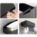 2 Toilet Paper and Wipes Holder | Stainless Steel Polished Modern Roll Tissue Holder | Flushable Wet Wipe Dispenser for Washroom Kitchen Riastvy 2 Pcs Black - Buy Online on GoSupps.com