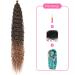 DSoar 30 Inches Deep Twist Crochet Hair - Ocean Wave Curly Bohemian Braids | T27# Synthetic Hair Extensions for Women & Girls - 3 Pack - Buy Online on GoSupps.com