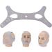 Chin Strap for Cpap Users Anti Snoring Chin Strap Adjustable AntiSnoring Jaw Support Belt Stop Snore Chin Strap Correction of Mouth Breathing for Men Women Grey - Buy Online on GoSupps.com