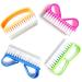Nail Clean Brush (3 Pcs) Double Sided Finger Brush Cleaning Scrubbing Brushes Durable Strong Bristles Ergonomic Handle Ideal For Cleaning Fingernails and Toenails (4 Pcs)