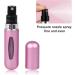 4PCS Perfume Atomizer Bottle 5ML Travel Perfume Atomiser Refillable Mini Spray Bottles Portable Atomiser Perfume Spray Bottle Empty Cologne Dispenser for Travel Holiday and Outdoor Activities - Buy Online on GoSupps.com