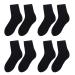 ZASCHMOY Moisturizing Gel Heel Socks Soft Cotton Comfortable Like a Spa Experience for Relaxing Sleep and Everyday Use 4 Pairs (Black)