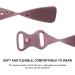 Vancle 4-Pack Silicone Sports Replacement Arm Straps for Fitbit Versa 4/3 & Sense 2 - Men's Bracelets in Rosa Starlight Milk Tea Violet - Buy Online on GoSupps.com