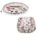 URAQT Makeup Bags for Women Lazy Drawstring Cosmetic Bags Large Capacity Flat Toiletry Bags Waterproof Portable Travel Makeup Organiser