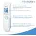 Beurer FT95 Bluetooth Non-Contact Thermometer - High Accuracy XL Display - 60 Memory Spaces - White - Buy Online on GoSupps.com