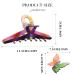 Acrylic Butterfly Hair Claw Clips - Pack of 2 - Green Hair Accessories for Women and Girls - Buy Online on GoSupps.com