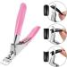 Nail Clipper Set Professional Nail Clippers Straight Edge Nail Tips Fake Nail Cutter Manicure Cutter Guillotine Cut False Nails Portable - Buy Online on GoSupps.com