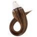 Premium Real Hair Microring Extensions - 0.5g/Strand 100 Strands Soft & Smooth - 7A Human Hair 40cm 4P27 Medium Brown & Dark Blonde - International Shipping Available - Buy Online on GoSupps.com