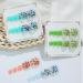 AJTUTUS French Tips Press on Toenails Fashionable Short Square Toe Stick on Colorful False Toe s for Women and Girls - Buy Online on GoSupps.com