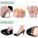 UamGlsob Shoe Filler Inserts - 3 Pairs Toe Cushion Insoles for Loose Shoes Half-Size Adjusters for Sneakers Heels Flats & Boots (Black) - Fit Any Shoe Perfectly - Buy Online on GoSupps.com