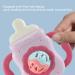 Buy Baby Bite Ring - Silicone Biting Toys for Toddler Sensory Play | Early Educational Gift for Girls (Pink) - Buy Online on GoSupps.com