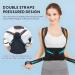 Black Posture Lumbar Support Belt for Women | Adjustable Back Pain Corrector - Breathable & Comfortable for All Ages - Buy Online on GoSupps.com