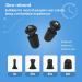 Beszeith Soft Foam Ear Plugs - Noise Reduction & Hearing Protection for Sleep, Work, Concerts - Reusable Silicone for Motorcycle & Snoring - Black - Buy Online on GoSupps.com