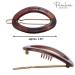 Parcelona French Eggie Oval Shell Black Mini Celluloid Acetate Side Slide Barrette Snap Hair Clips - Set of 4 - Buy Online on GoSupps.com