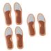 NOLITOY 3 Pairs Sports Shoes Insoles Breathable Leather Insoles Breathable Inserts Ventilate Insoles Sweat Absorption Insole Orthotic Insoles Breathable Shoes Shoe Cushions Foot Soft Yarn