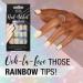 Ardell Nail Addict - Rainbow French | 24 Colorful Press-On Artificial Nails with Glue & File | Short Tips Glebenagel Set for Beautiful Fingernails - Buy Online on GoSupps.com