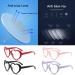 Shop JOVAKIT Heart Blue Light Glasses for Women | Vintage Red Heart Frame Computer Eyeglasses | Prevent Headache | Stylish & Comfortable 55mm - Buy Online on GoSupps.com
