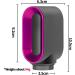 Pre-Styling Dryer Nozzle for Dyson Airwrap HS05/HS01 | Rose Red Hair Styler Attachment - International Shipping Available - Buy Online on GoSupps.com