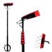 Telescopic Window Cleaning Pole Extendable Cleaning Brush Water Fed Cleaning Tools for Photovoltaic Panel Cleaning Trucks Windows 35cm Brush Head 12M/39FT