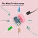 ELMWAY UV Sanitizer Toothbrush Case Portable Mini Toothbrush Holder Rechargeable Toothbrush Cover Sterilizing for Home and Travel Fits All Toothbrushes for Electric and Manual Sterilize S-pink - Buy Online on GoSupps.com