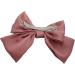 Topkids Accessories Satin Hair Bow Clip Barrette Cute Hair Styling Ribbon Bow Accessory on a Barrette Clip Bows for Girls Kids Women Ladies for Wedding Festival Holiday (15cm Pink) - Buy Online on GoSupps.com