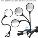 ROYOR 360 Adjustable Bike Mirrors for Handlebars - Rearview Mirror for Electric, Mountain, and Road Bikes - Buy Online on GoSupps.com