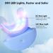 InPhocharm Teeth Whitening Kit - 24X LED Lights, Rechargeable & Wireless, Fast Non-Sensitive Whitening, 2 Gels, Remove Coffee/Wine Stains (Blue) - Buy Online on GoSupps.com