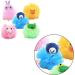 NUOBESTY Kids Cartoon Animal Bath Shower Sponge Scrubber - 4pcs (Random Style) | Children Toddler Bathroom Supplies - Buy Online on GoSupps.com