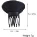 Invisible Hair Clip | Sponge Clip Front Hair Base Sponge Clip Front Hair Base Puff Hair Head Cushion Increase Hair Pad Comb Bump up Volume Hair Base for Hairstyle Tools Accessories Lencyh Black - Buy Online on GoSupps.com