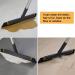 Yocada 51-inch Floor Squeegee Broom for Shower, Bathroom, Kitchen - Anti-Static Household Cleaning Tool with Adjustable Handle - Buy Online on GoSupps.com