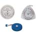 EMI 3 Piece Fitness Body Mass Index Measurement Set: BMI Wheel Calculator, BMI Triangle Calculator Body Tape Measure, and Standard Body Tape Measure