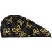 Golden Glitter Butterflies Microfiber Hair Towel - Soft Super Absorbent Hair Wrap for Women | Quick Dry Coral Velvet Cap for Long Curly Thick Hair - Buy Online on GoSupps.com