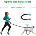 Etaccu 3m Double Linen Free-Handed Practice Line - Non-Slip Handle for Medium to Large Dogs up to 50kg - Reflective Blue - Buy Online on GoSupps.com