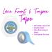 Walker Tape Lace Front Wig Blue Support Tape - 1/2" x 12yd Double-Sided Tape for Wigs Toupees & Hair Extensions - Made in USA - Buy Online on GoSupps.com