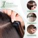 FINE PLUS 20 Clip In Hair Extensions - Mixed Brown Highlight, Synthetic Fiber, Long Wavy Curly, Double Weft, Full Head, Honey Brown Balayage - 4PCS - Buy Online on GoSupps.com