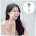Mikinona Silicone Face Brush Handheld Face Brush Pore Cleaner Silicone Face Scrubber Handle Face Brush Cleansing Brush Face Brush Cleansing Silicone Brush Manual Silica Gel Blackhead Brush 15.3x5.2cm Green - Buy Online on GoSupps.com