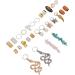 Hair Jewellery for Braids Dreadlocks Pendant DIY Metal Decorative Vintage Wrapped Hair Cuffs Adornment for Dating Wedding - Buy Online on GoSupps.com