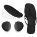 SQHT Gel Height-Adjustable Shoe Insoles Arch Support Inserts for Flat Feet Reusable Arch Inserts for Plantar Fasciitis Adhesive Arch Pad for Relieve Pressure and Feet Pain-1 Pairs(Black 3 Layers)