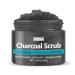 Charcoal Body Scrub Deeply Cleanses Pores Removes Blackheads and Acne Gentle Exfoliation Suitable for Face and Body 300g Charcoal Scrub