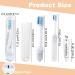 Travel Toothbrush Set - Individually Packaged Foldable Travel Size with Storage Box (Pack of 10) - Perfect for Travel Camping & Business Trips - Buy Online on GoSupps.com