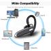 EUQQ Bluetooth V5.1 Earpiece with Noise Cancelling Mic - Hands-Free Headset for Office & Driving - Compatible with Android/iOS - Zeus-Case - Buy Online on GoSupps.com