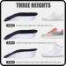 Height Increasing Insoles - 2 Pairs Orthopedic Arch Support 1.1in - Comfortable Black Insoles for Men's & Women's Footwear - Buy Online on GoSupps.com