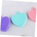the face handheld eye protection face scrub brush constant temperature face washing brush Heart-shaped cleaning brush silicone facial scrubber Silica gel - Buy Online on GoSupps.com