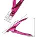Professional Stainless Steel Acrylic Nail Tips Clipper Cutter - False Nails/Fake Nails/Artificial Nails Trimmers for Nail Manicure Pedicure Clip Tool for Home Nail Art DIY (Rose Red) - Buy Online on GoSupps.com