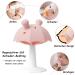 Bite Ring Baby - BPA Free Silicone Umbrella Toy with Suction Foot - Perfect Biting Toy for Boys & Girls - Pink - Buy Online on GoSupps.com