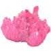 Nupuyai Titanium Coated Bergkristall Druse Rohstein Irregular crystal cluster quartz geode gemstone for Reiki feng shui decoration pink