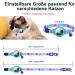 Mouyou Airtag Cat Neck Band | Adjustable Blue Gradient Collar with Bell & Safety Clasp | Soft Nylon with Silicone Holder | International Shipping - Buy Online on GoSupps.com
